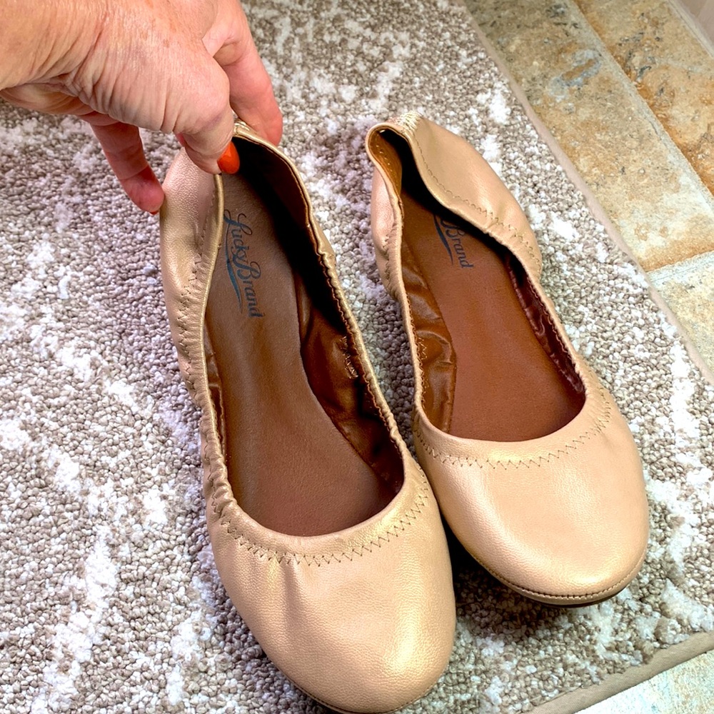 Lucky Brand leather flats